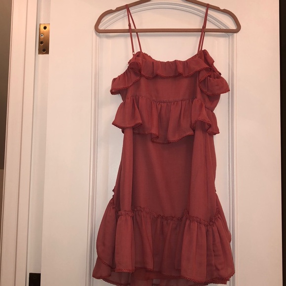 RED CARTER DRESS - Picture 3 of 5